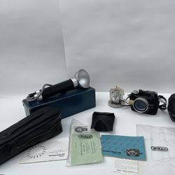 Nikonos Underwater Nikon 35mm Film Camera With Hand Held Flash In Original Box