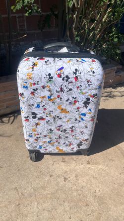 Mickey Mouse goofy small suitcase with rollers