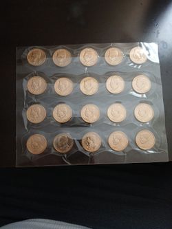 20 US Dollar Presidential Coin Set