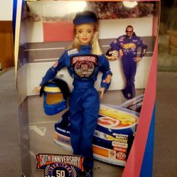 50TH ANNIVERSARY NASCAR BARBIE DOLL