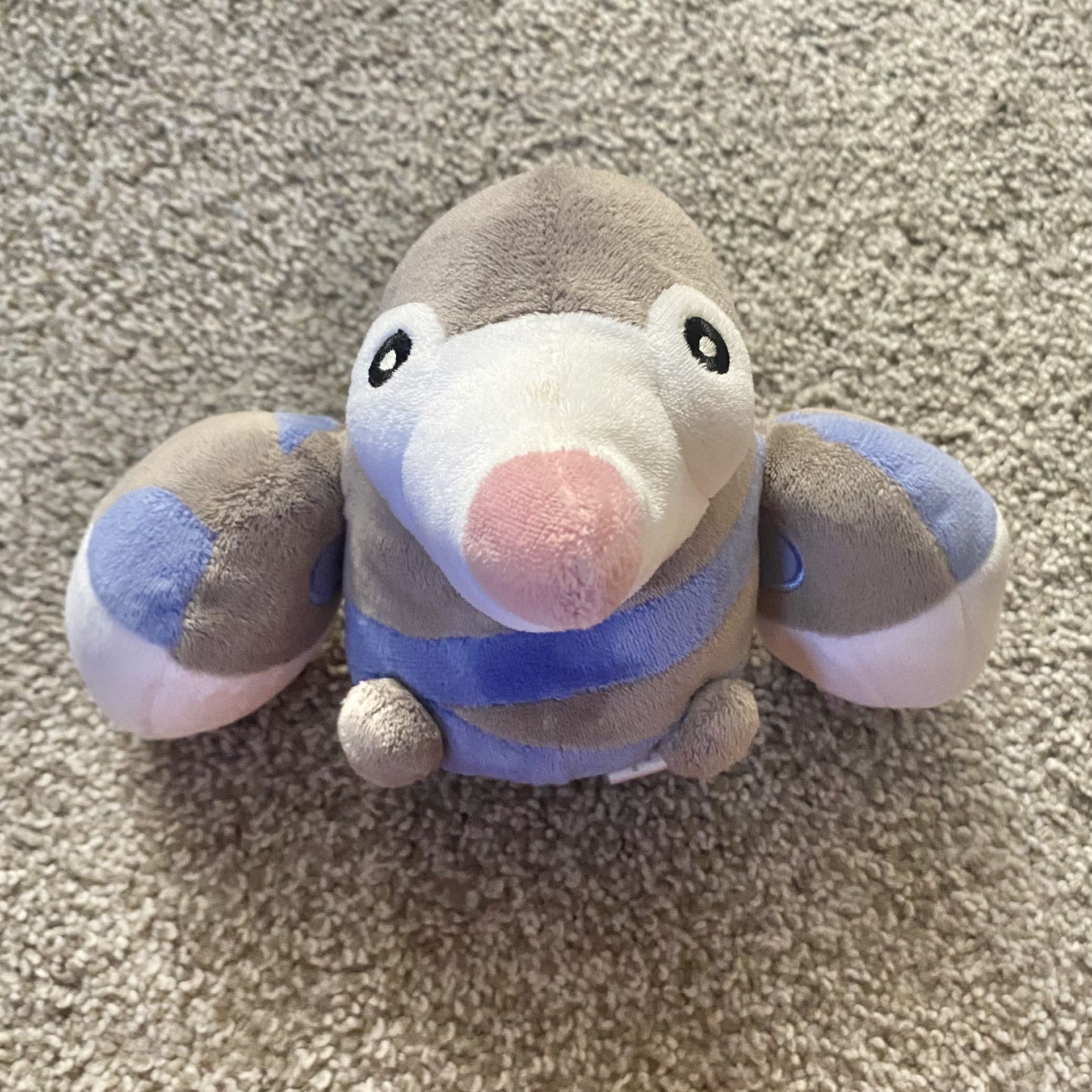 Pokémon Center Best Wishes Black & White Pokedoll Plush Doll - Drilbur/Mogurew