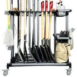 Garden Tool Storage Rack OPEN BOX 