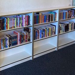 3 IKEA Billy Bookcases