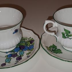 Tea Cups... Crown Staffordshire Gainsborough Pattern Tea Cup