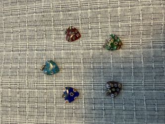 Five Heart Pendants