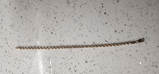 18k gold Italian rope bracelet 4grams