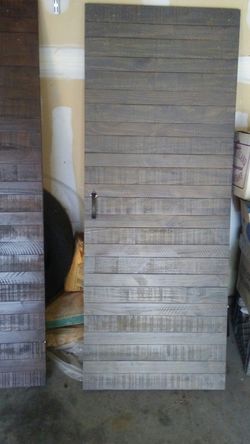 2 Solid wood doors $120.00 each