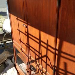 Custom Corner Armoire/Entertainment Center