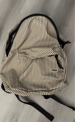 Lacoste Striped Backpack