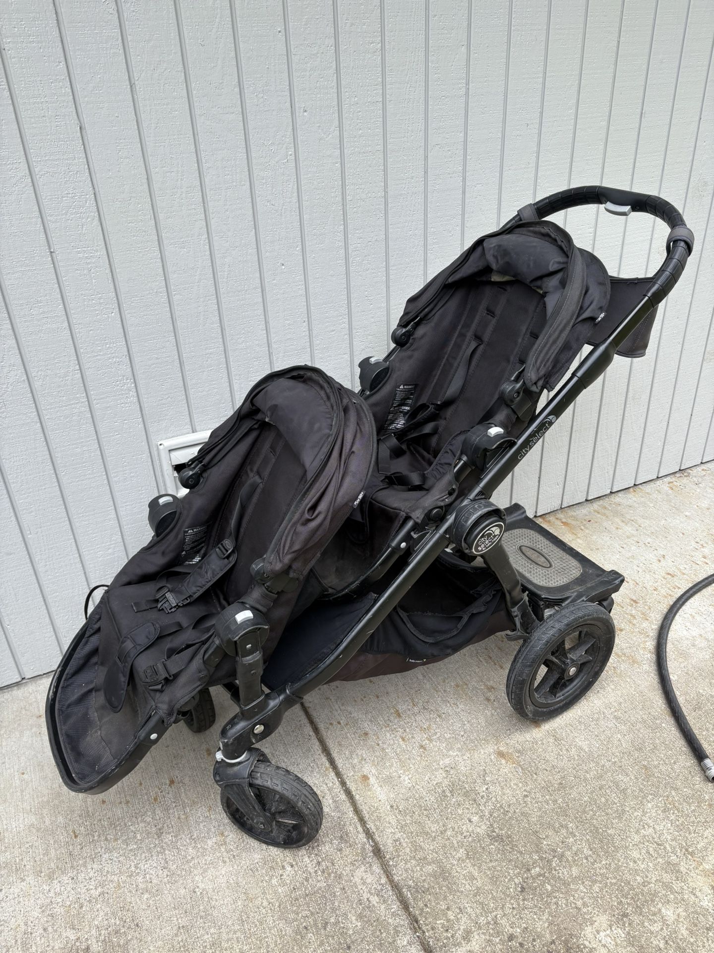 City select double Stroller With Glider Board