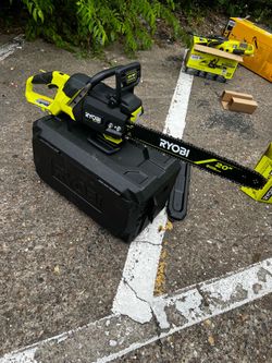 Brand New RYOBI 40V HP 20”Battery—Chainsaw (Tool Only )