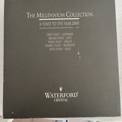  Waterford Crystal Millenium Collection A Toast To The Year 2000