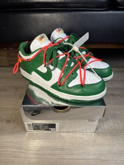 Size 8 - Nike Dunk Low x OFF-WHITE Pine Green 2019 VNDS