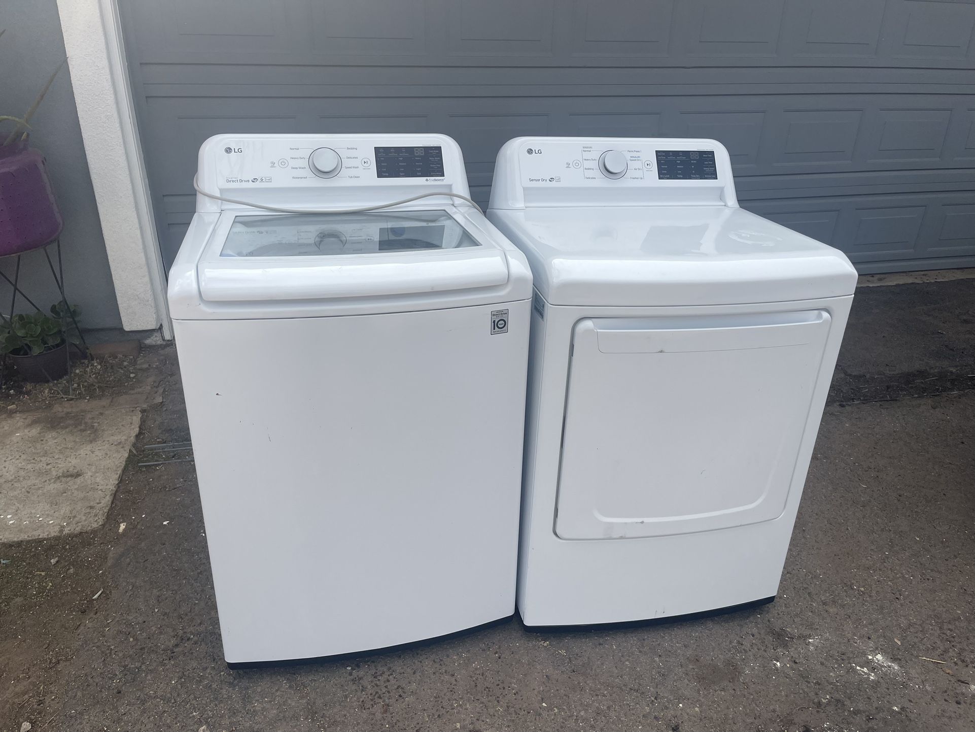 LG Washer And Electric Dryer