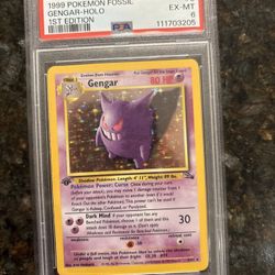 1999 First Edition Holo Gengar PSA6 