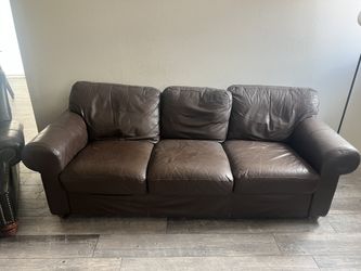 Leather couch