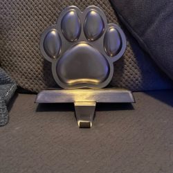 Dog Print Stocking Holder