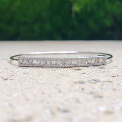 18K Gold 3 CT Diamond Bracelet Signed Bony Levy (Retails for $4999)