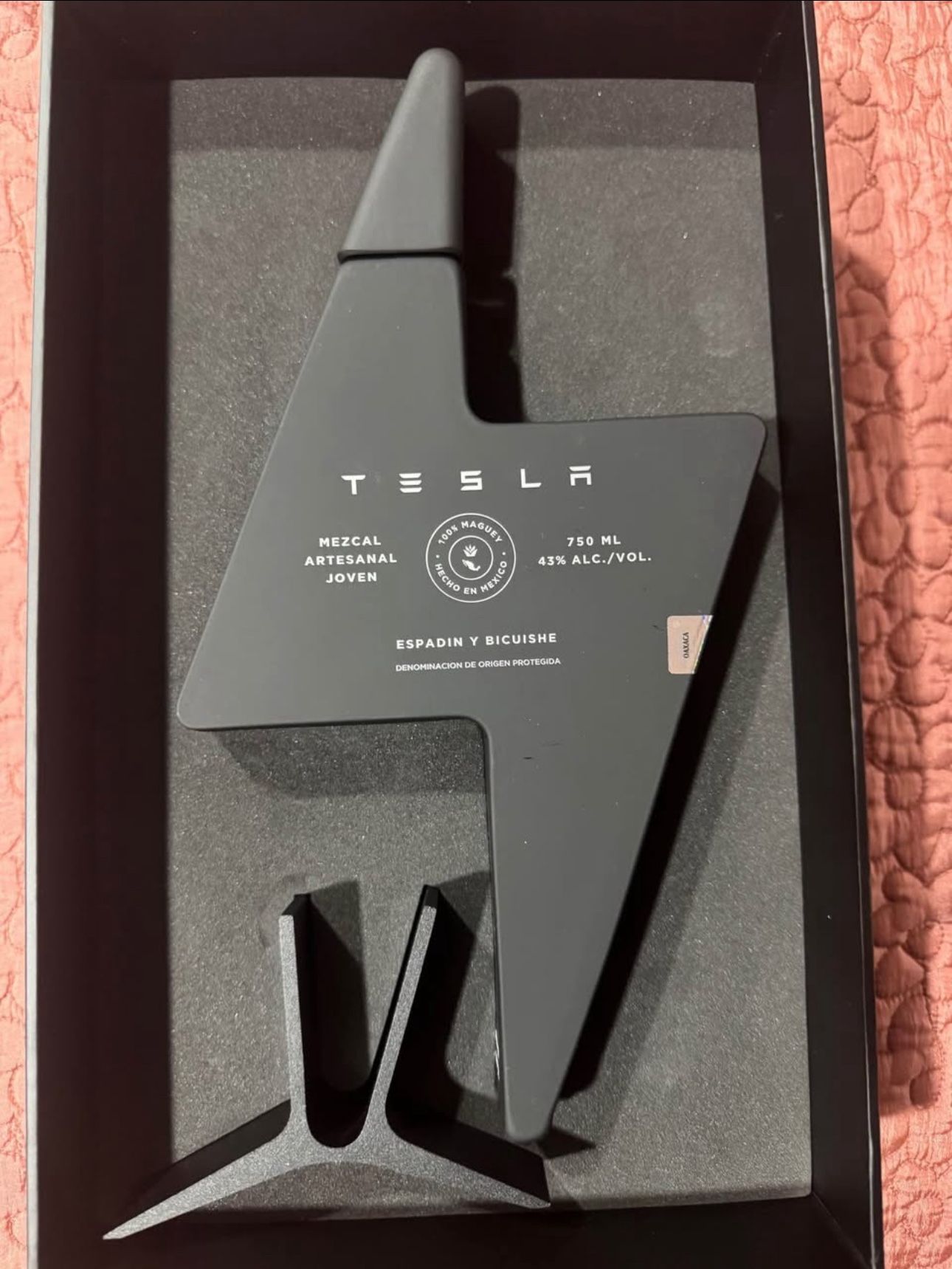 Tesla Mezcal Sealed with Proof of Purchase