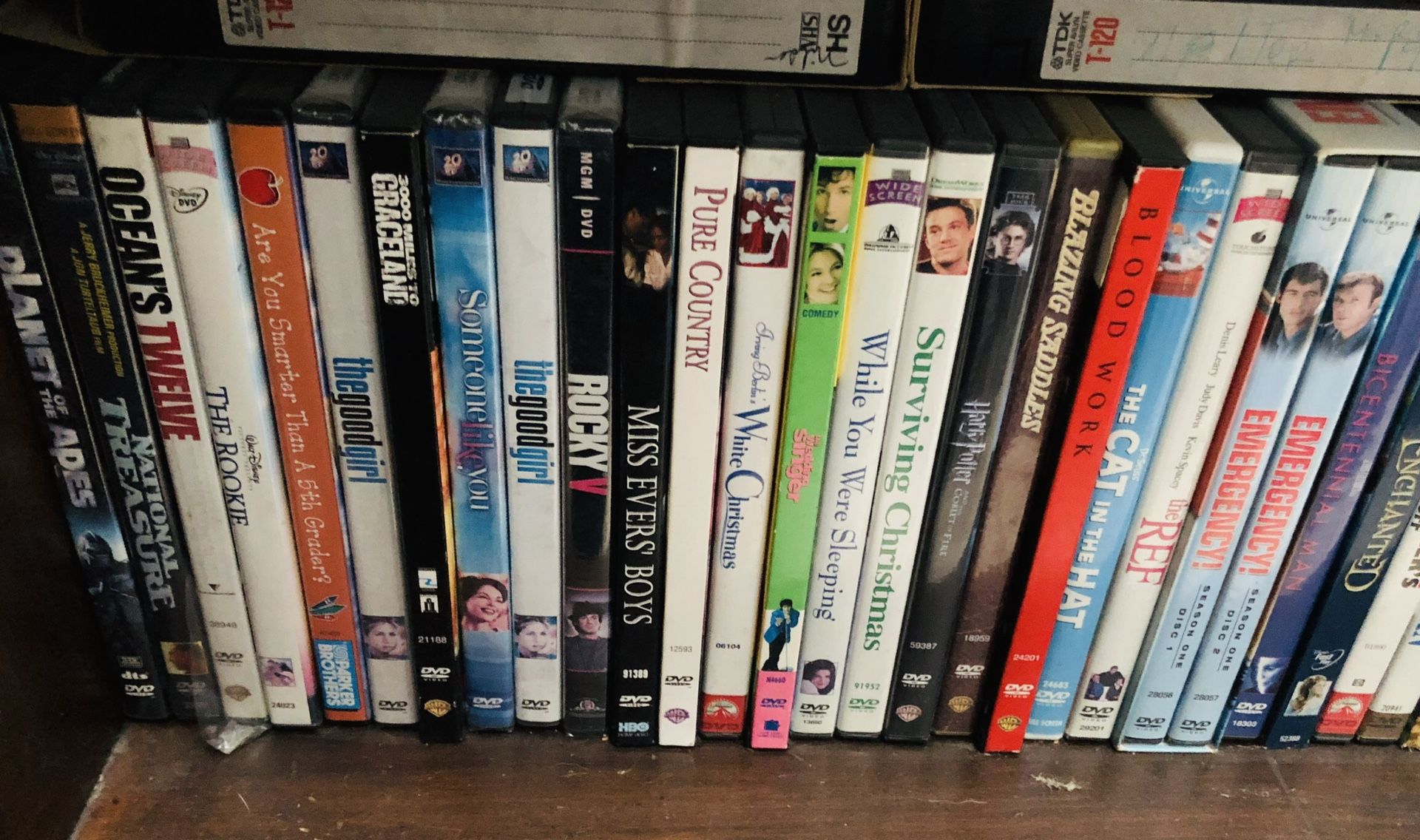 Over 500 DVDs