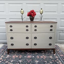 Solid wood 8 drawer dresser