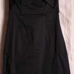 H&M Black Dress with Bow Detail