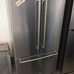 Refrigerator Stainless Steel French 36”