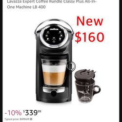 New Lavazza expert coffee machine compact $160  East Palmdale  we will open box to make sure it’s new & complete when bought  No returns no refunds 