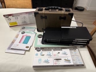 Sizzix Electric Vagabond 2 w/ plates, Cricut EasyPress, Cutters, Paper