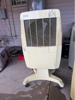 Swamp cooler fan air conditioner