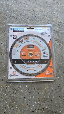 Ridgid 7" turbo mesh rim diamond blade