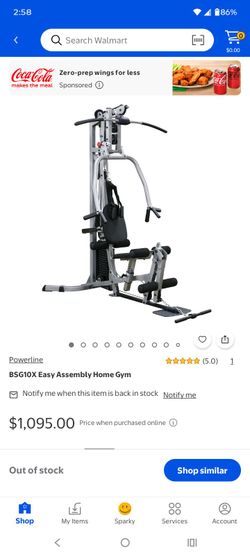 BSG10X Easy Assembly Home Gym