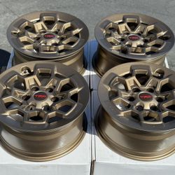 17" Wheels Rims TRD PRO Toyota 4Runner Tacoma Tundra Sequoia Chevrolet Silverado GMC Sierra GX Tires