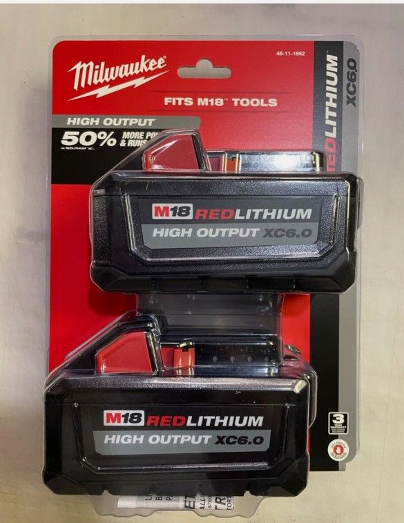 Milwaukee XC6.0 2 Pack