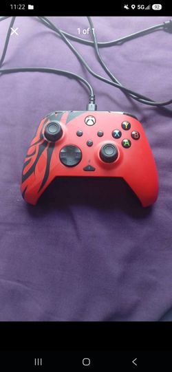 Red Wired Xbox Controller