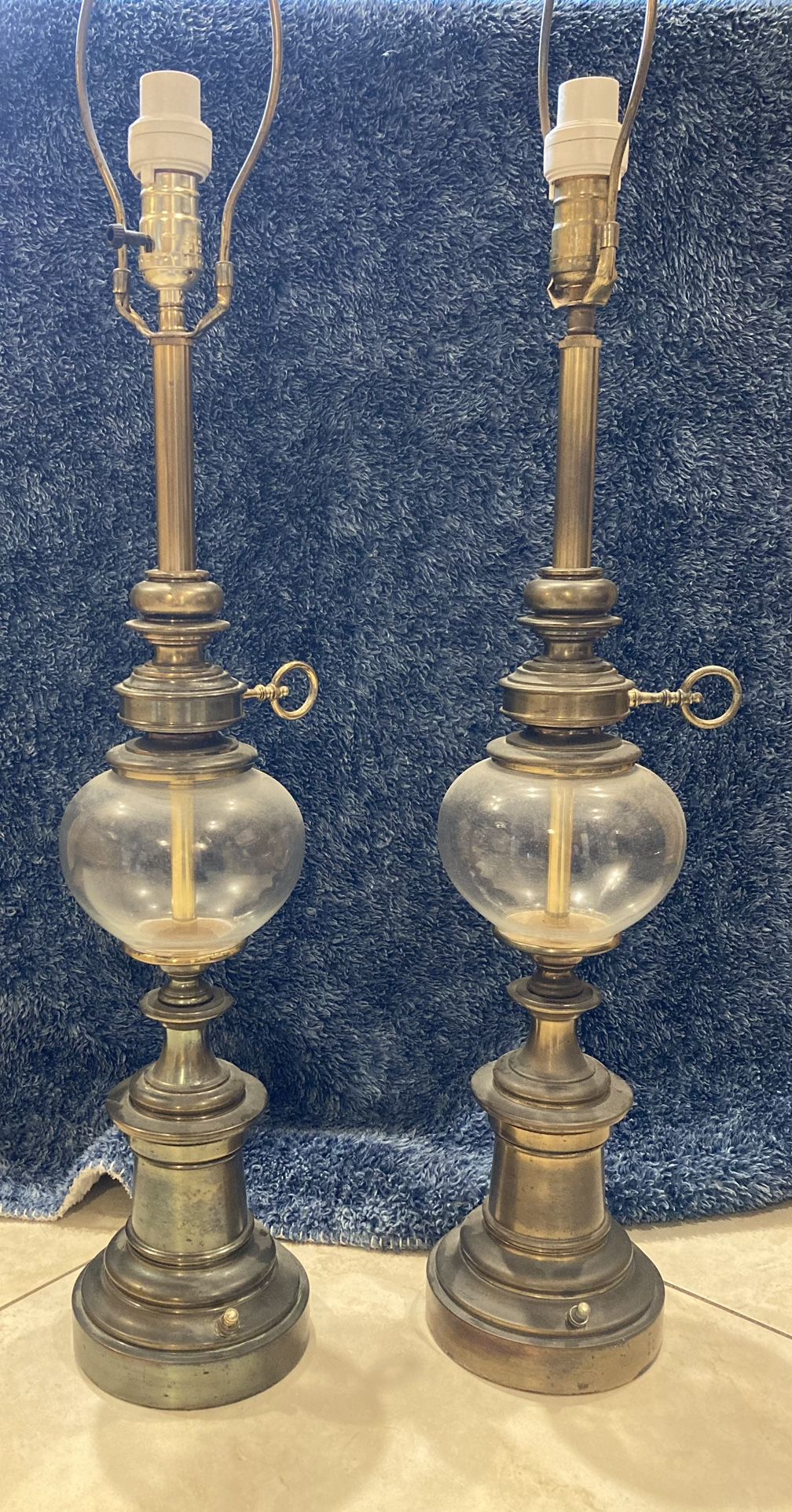 Brass Stiffel Lamps