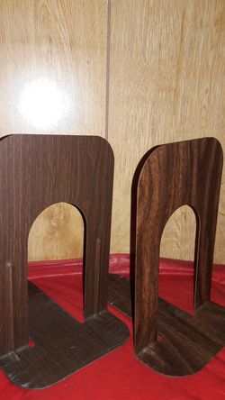 Two Large Metal Bookends for $7