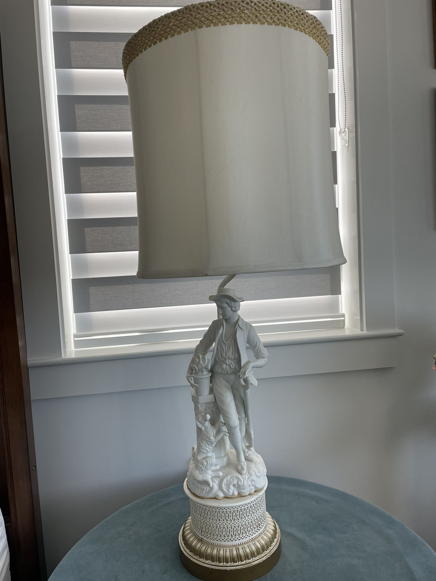 Table Lamps 38” Tall Figurine (Two Lamps)