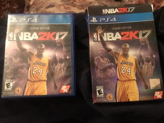 2k17 Kobe Legends Edition plus the box and 2k10 Kobe Edition