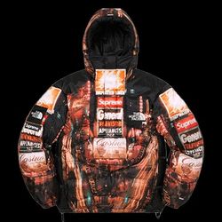 Supreme North Face 800 Coat Jacket Puffer Pullover Half Zip