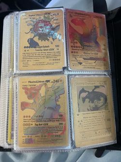 Gold Foil Pokémon Cards Collection