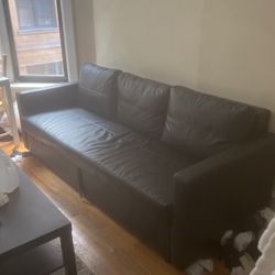 New Black Couch 