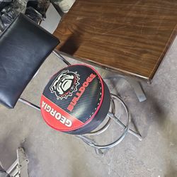 University of Georgia Swivel Bar Stool with Back