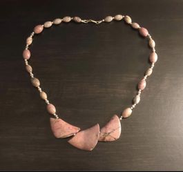 (925) Sterling silver and Natural Rhodolite Handmade Cindy Westman Original  (20 inch)