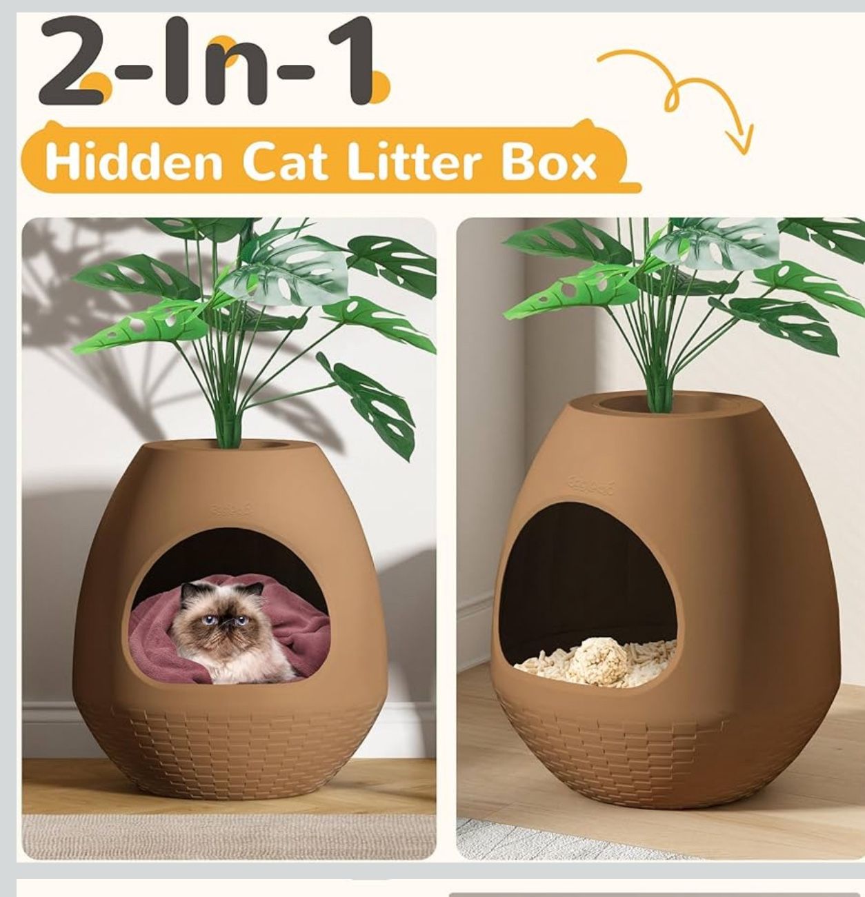 Hidden Cat Litter Box
