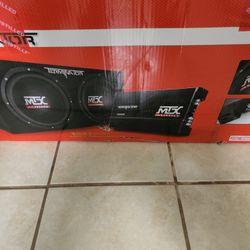 Mtx Speakers And Amp New Ever Hooked Up