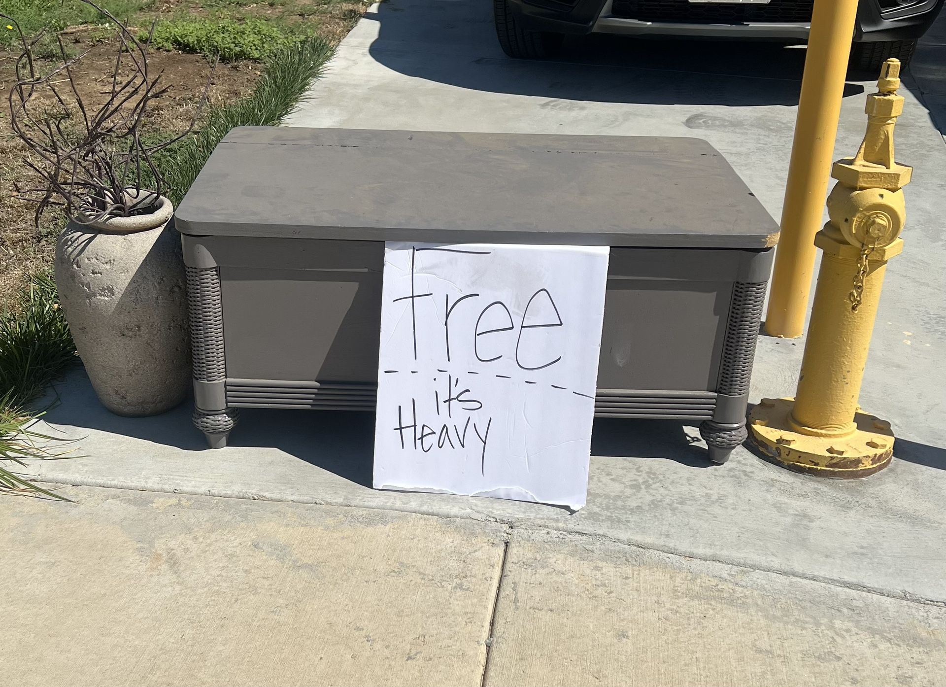 Free Coffee Table And Vase