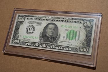 1934a Chicago $500 Federal Reserve Note