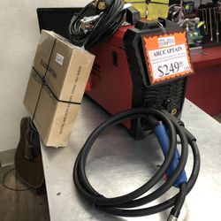 10035 Used ARCCAPTAIN Wire Fed Arc Mig Welder W/Gun, Tip, Hose, Ground, & Gas Torches Tig 27312