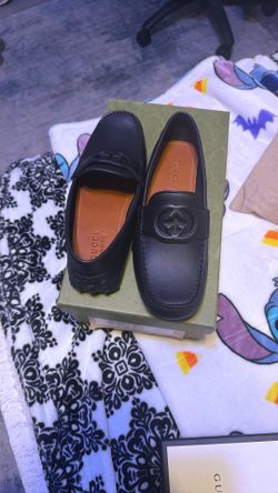 Black Gucci loafer